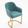 Стул Amely Mint (Тиффани) / Gold