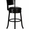 Вращающийся полубарный стул DOBRIN TONY COUNTER, капучино, черный