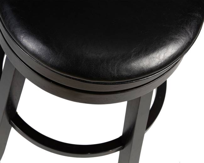 Вращающийся полубарный стул DOBRIN TONY COUNTER, капучино, черный
