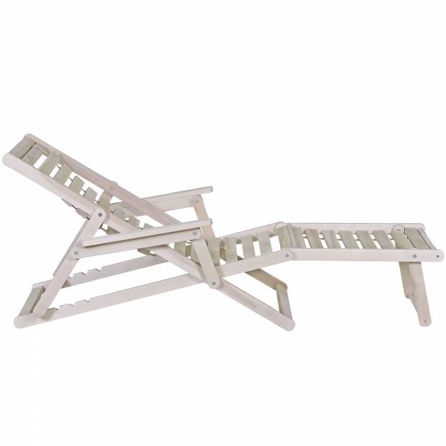 Шезлонг с подлокотниками