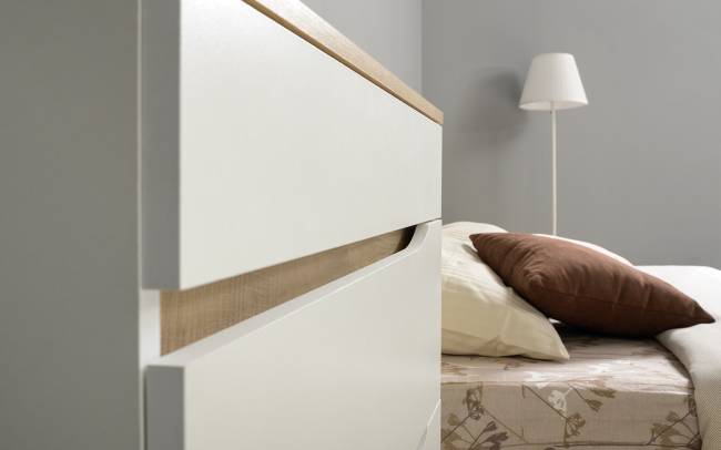 Кровать 1600 двуспальная Муссон 11.41 с основанием и комод с зеркалом цвет белый/дуб эндгрейн элегантный Кровать 1600 двуспальная Муссон 11.41 с основанием и комод с зеркалом цвет белый/дуб эндгрейн элегантный