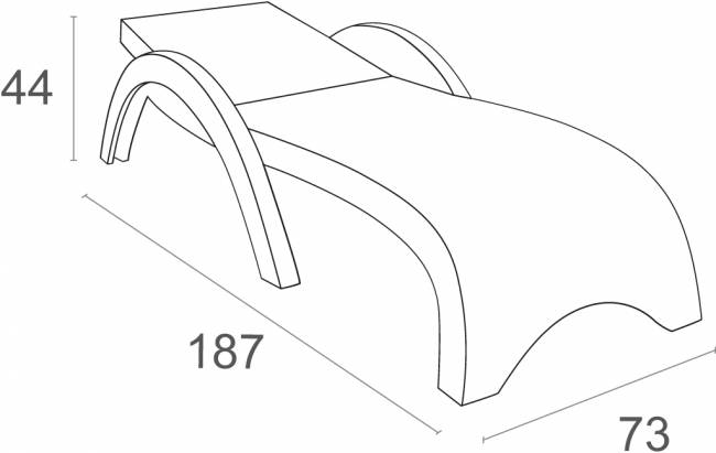 Шезлонг пластиковый с матрасом GS 1009 (Fiji) антрацит, слоновая кость 1870x730x340 мм Шезлонг пластиковый с матрасом GS 1009 (Fiji) антрацит, слоновая кость 1870x730x340 мм