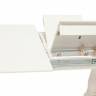 Стол раскладной Siena ( SA-T6EX2L ) дерево гевея/мдф, 150+35+35х80х75см, ivory white (слоновая кость 2-5)